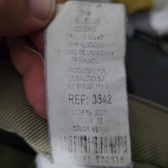 COLLEZIONE INFORMALE | straight leg khaki denim jeans - Picture 13 of 14